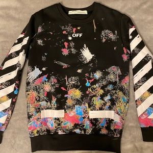 Off white sweat shirt unisex